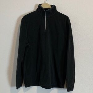 Classic Black Zip-Up Sweater for Men